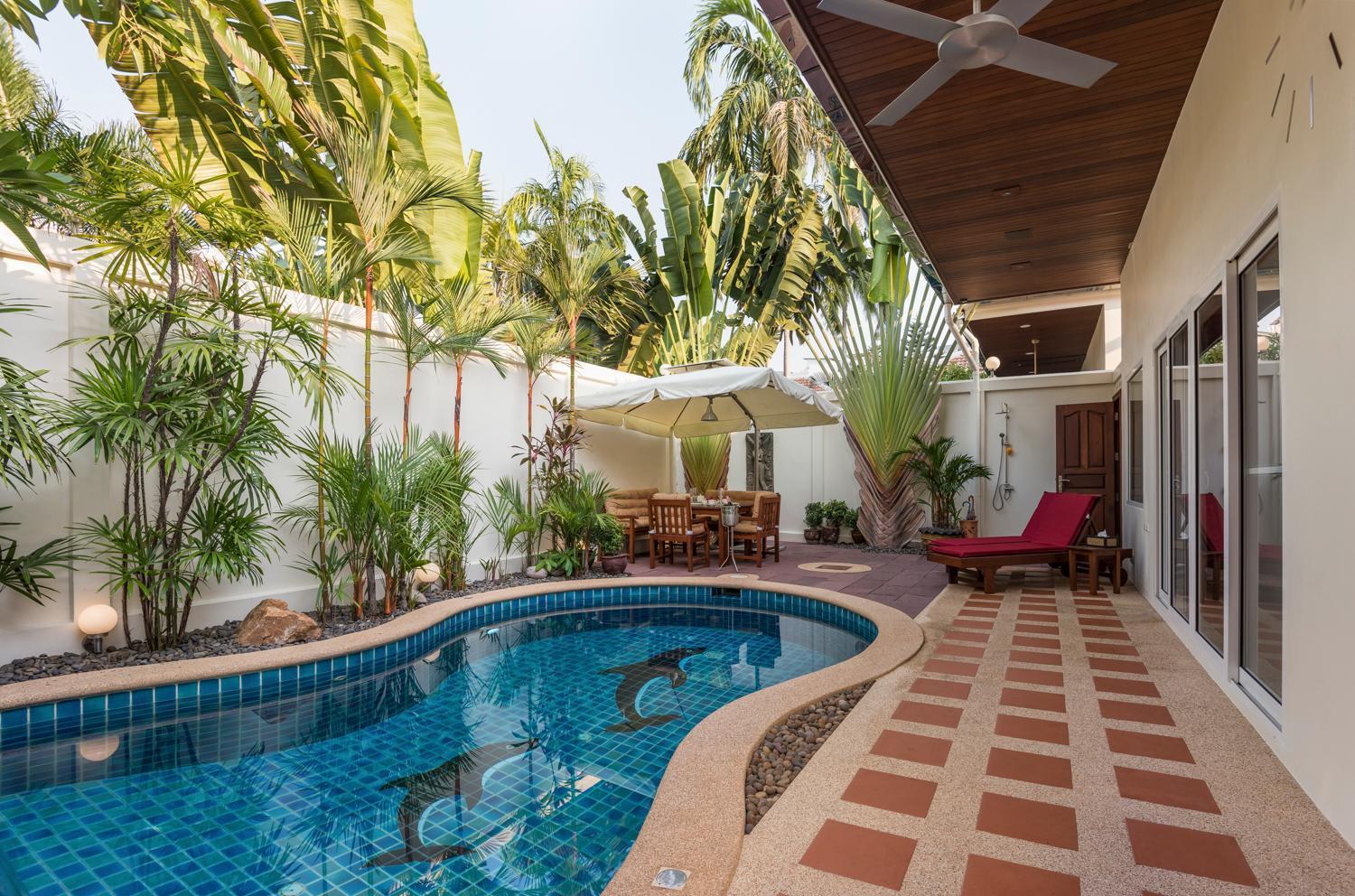 Village Austria Luxury Pool Villas パッタヤー エクステリア 写真